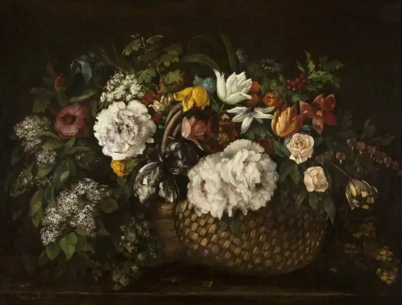 Bloemenmanden - Gustave Courbet