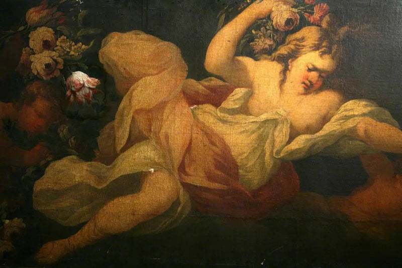 Decoratief paneel van de lente (detail) - Peter Paul Rubens