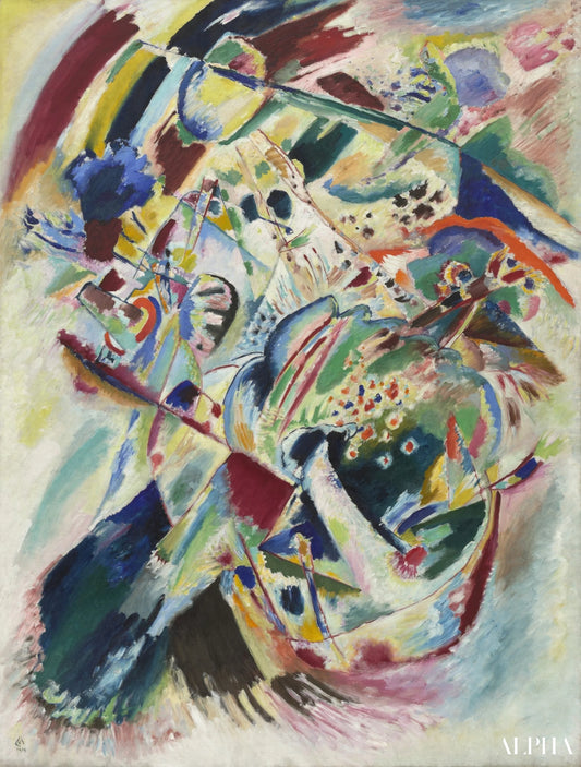 Panneau mural pour Edwin Campbell n° 4 - Vassily Kandinsky - Reproductions de tableaux et peintures haut de gamme