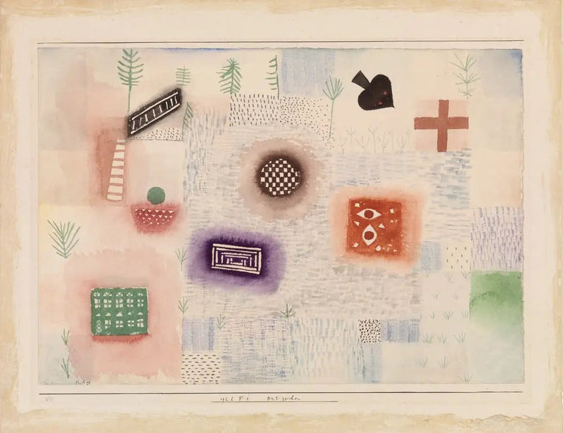 Locatiepanelen (Ort-Zeichen) - Paul Klee