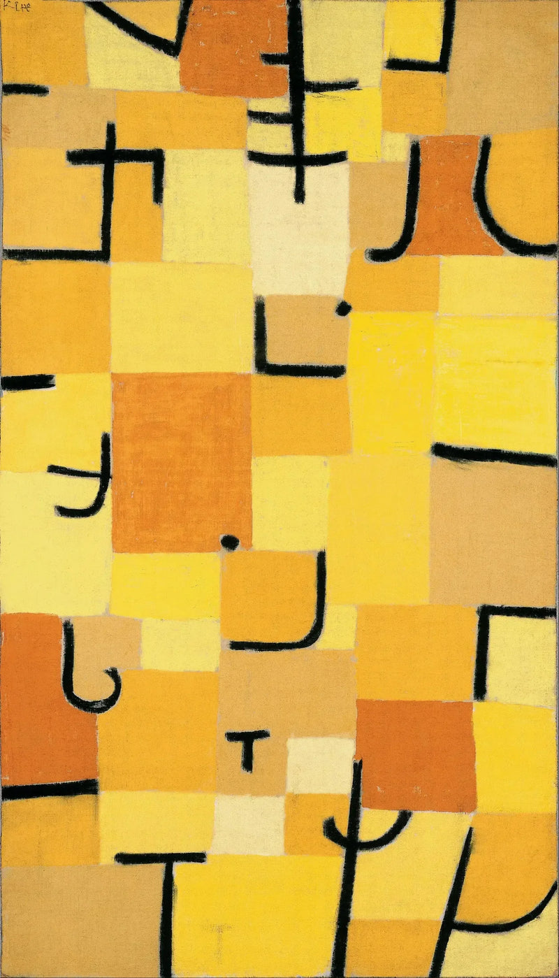 Gele panelen - Paul Klee