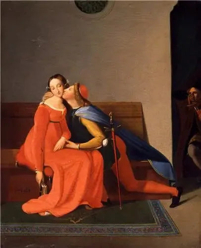 Paolo en Francesca - Jean-Auguste-Dominique Ingres