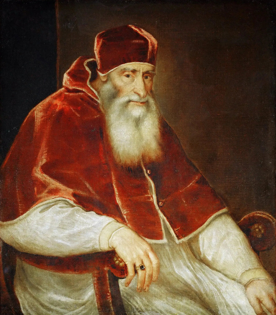 Pape Paulus III Farnèse (1468-1549) - Titian
