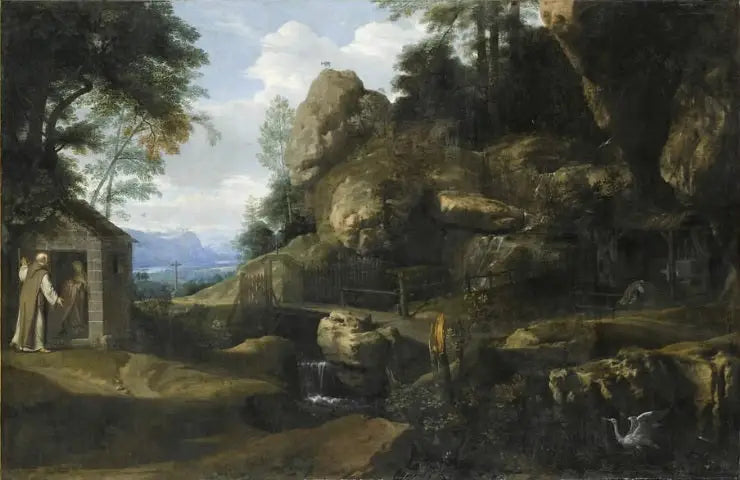 Paphnucus die Thaïs bevrijdt - Philippe de Champaigne