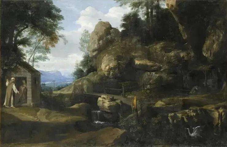 Paphnucus die Thaïs bevrijdt - Philippe de Champaigne
