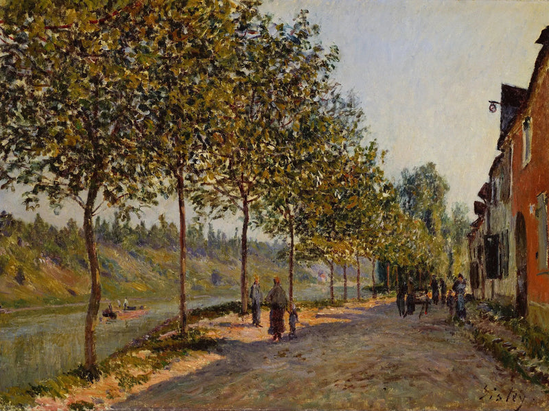 Houtpark van Saint-Mammès - Alfred Sisley