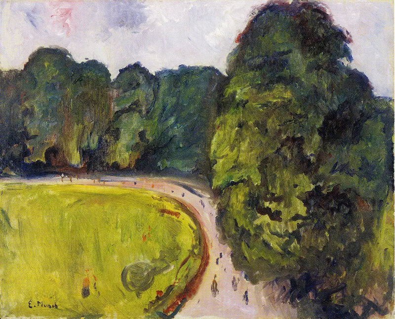 park in Kösen - Edvard Munch
