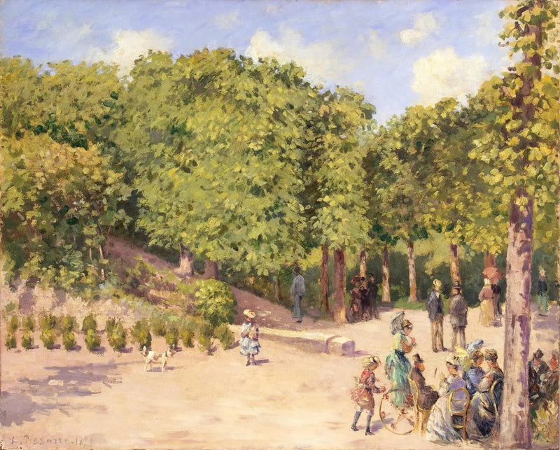 Stadspark in Pontoise - Camille Pissarro
