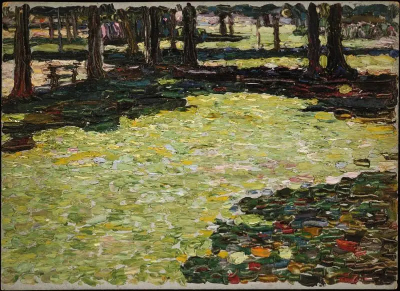 Park van Saint-Cloud - Vassily Kandinsky
