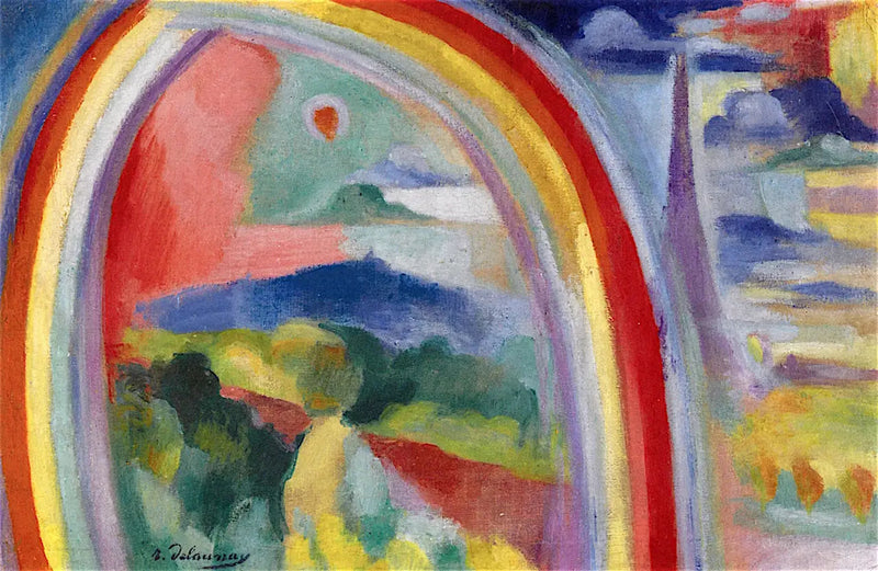 Parijs met regenboog - Robert Delaunay