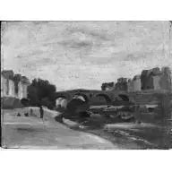 Parijs. De Pont-Neuf - Jean-Baptiste Camille Corot