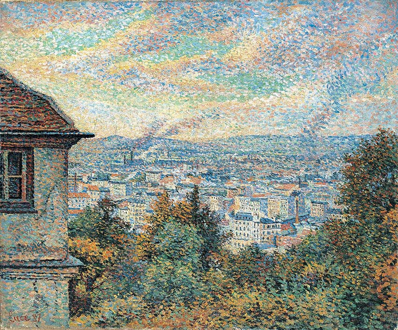 Páris gezien vanaf Montmartre - Maximilien Luce