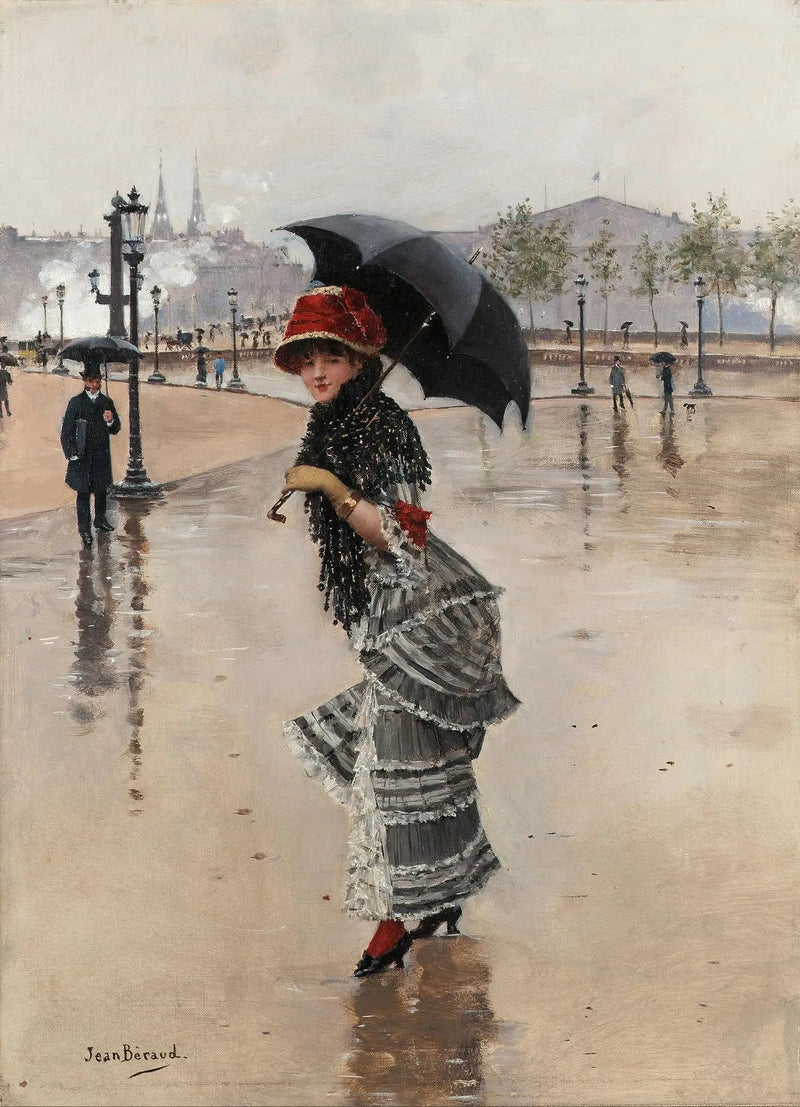 Parijse op een regenachtige dag, Place de la Concorde - Jean Béraud

Source:
Parisienne un jour de pluie, place de la Concorde - Jean Béraud