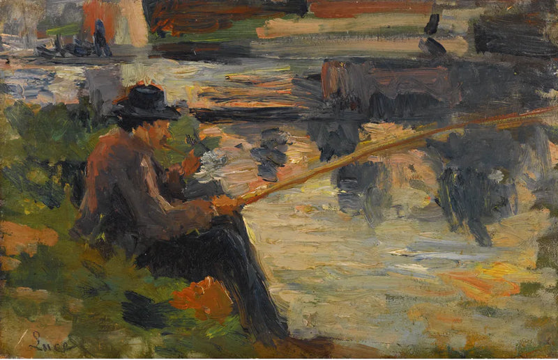 Parizelle met perzik in Bas-Meudon - Maximilien Luce