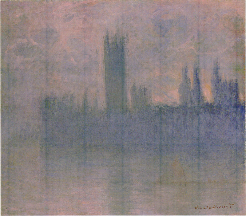 De Parlementskamers, Symfonie in Roze - Claude Monet