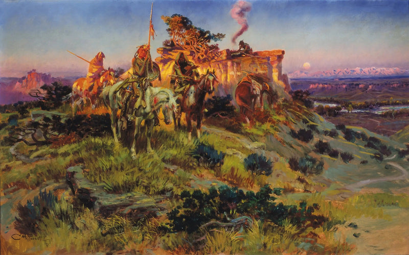 Praten over rook - Charles Marion Russell

Source:
Parler de fumée - Charles Marion Russell