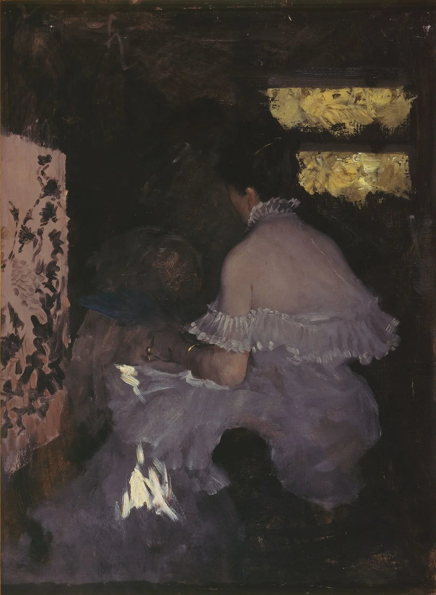 Onder de schermen - Giuseppe De Nittis