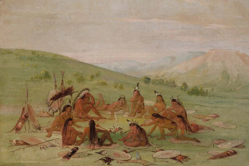 Vertrek van de oorlog te voet naar de raad, Mandan - George Catlin

Source:
Parti de la guerre à pied au conseil, Mandan - George Catlin
