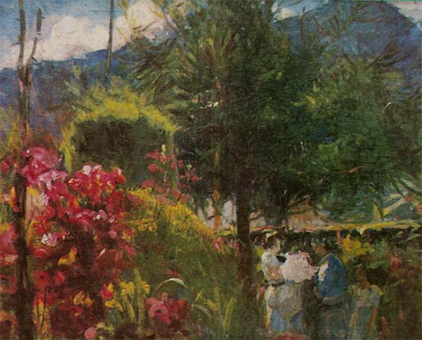Pas de Jardim - Eliseu Visconti image 1 reproduction réalisée par Alpha Reproduction