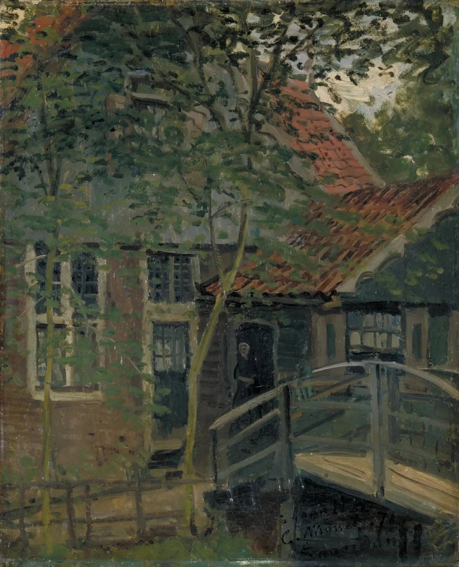 Gateway to Zaandam W191a - Claude Monet