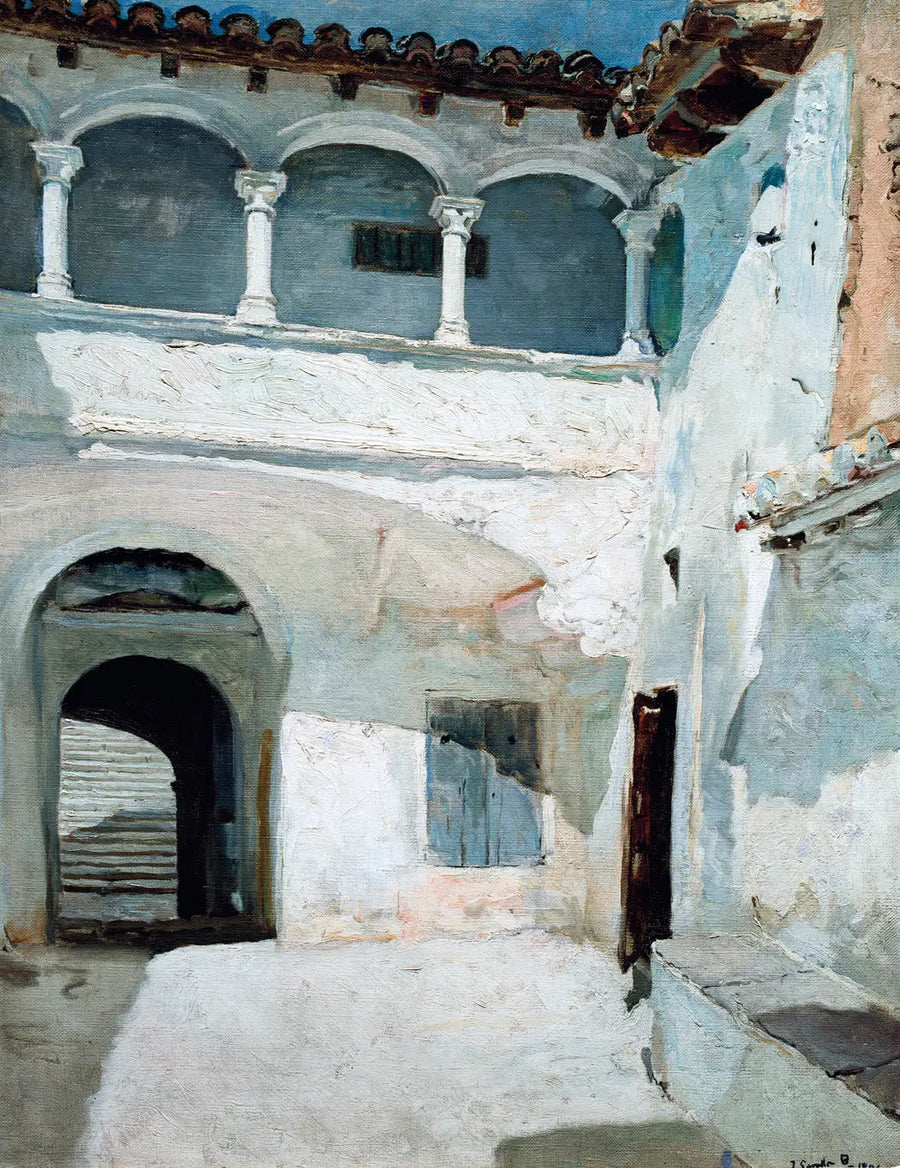 Patio van San Juan de Porta Coeli, Valencia - Joaquín Sorolla