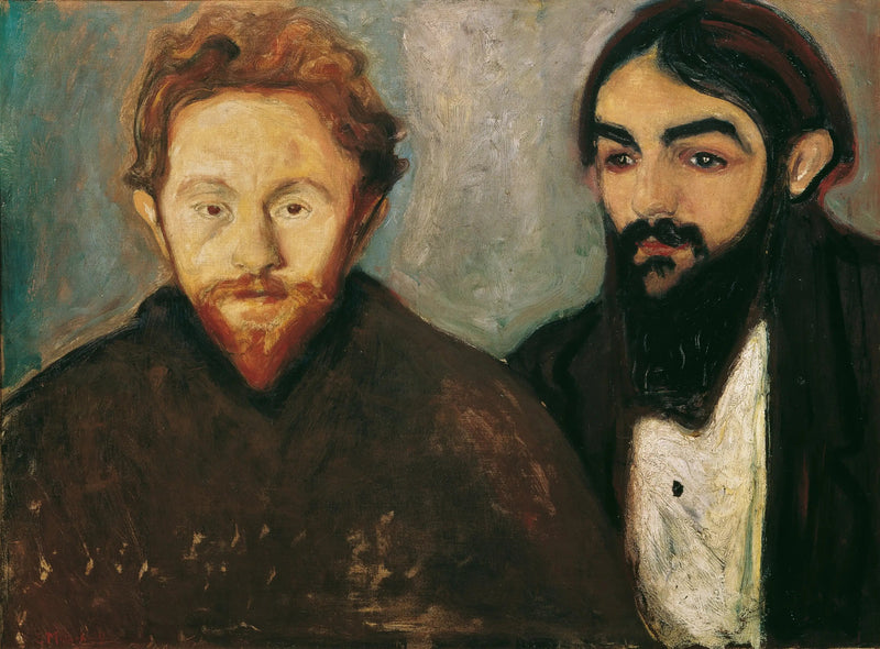 Paul Herrmann en Paul Contard - Edvard Munch