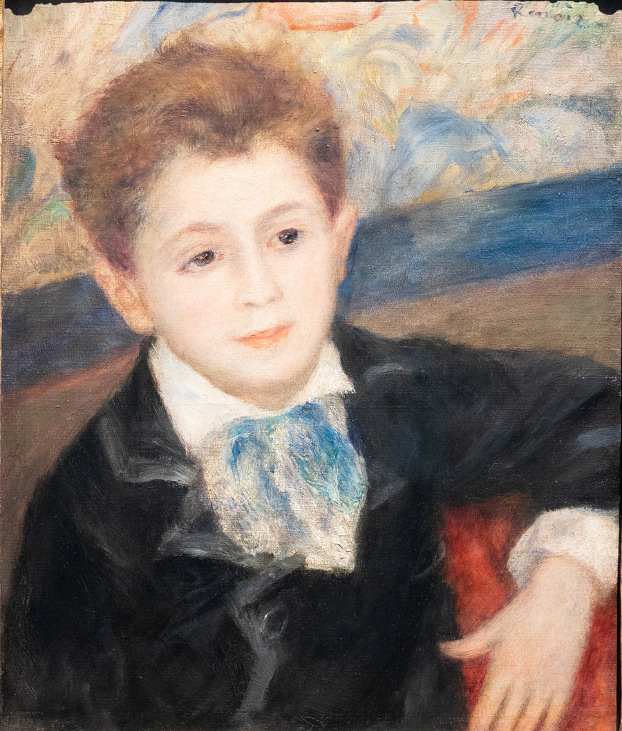 Portret van Paul Meunier, Murer zoon - Pierre-Auguste Renoir