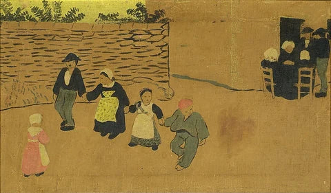 Jeux d’enfants bretons, peinture de Paul Sérusier