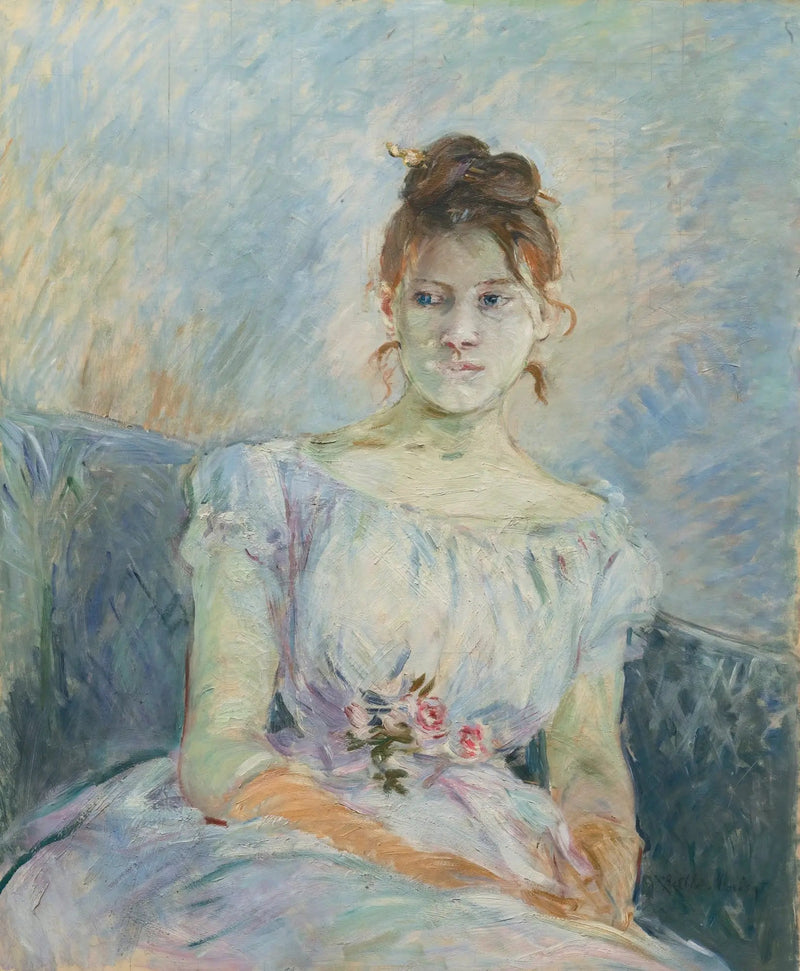 Paule Gobillard in baljurk - Berthe Morisot