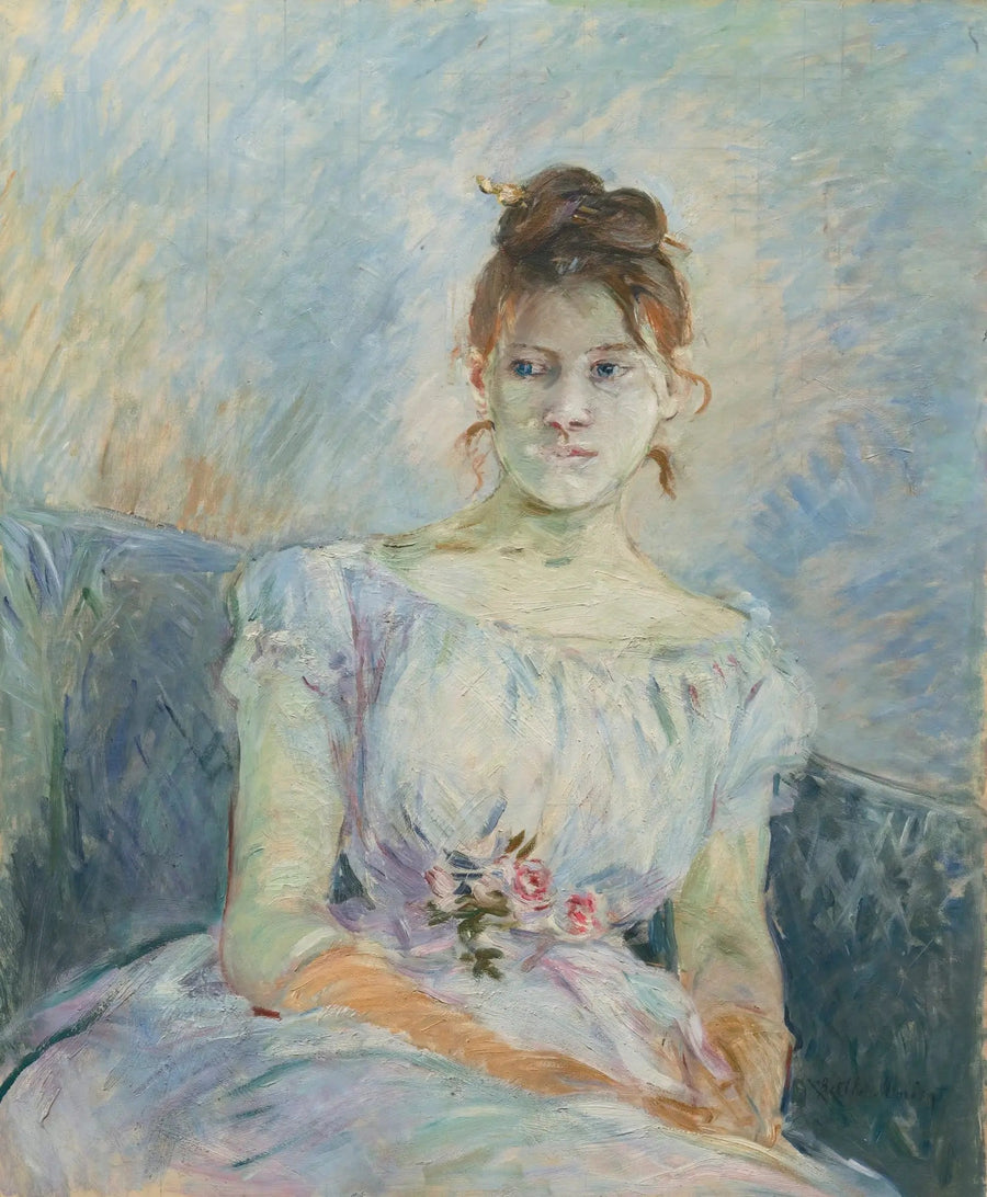 Paule Gobillard in baljurk - Berthe Morisot