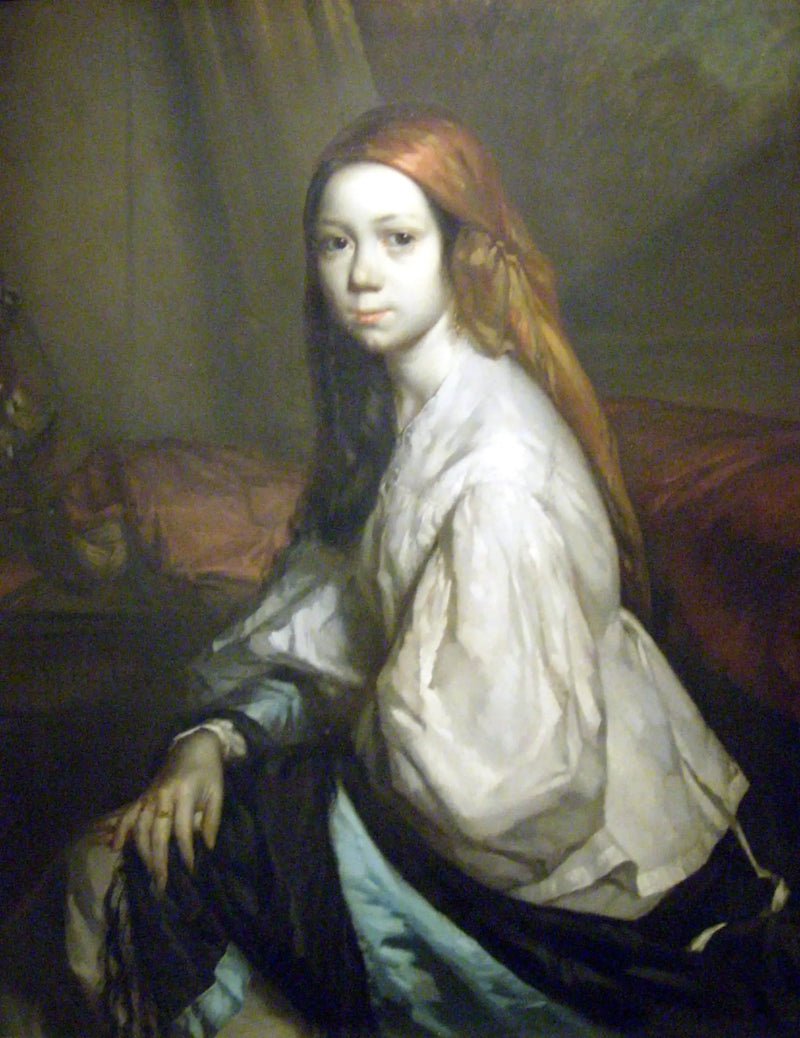 Pauline Ono en badpak - Jean-François Millet