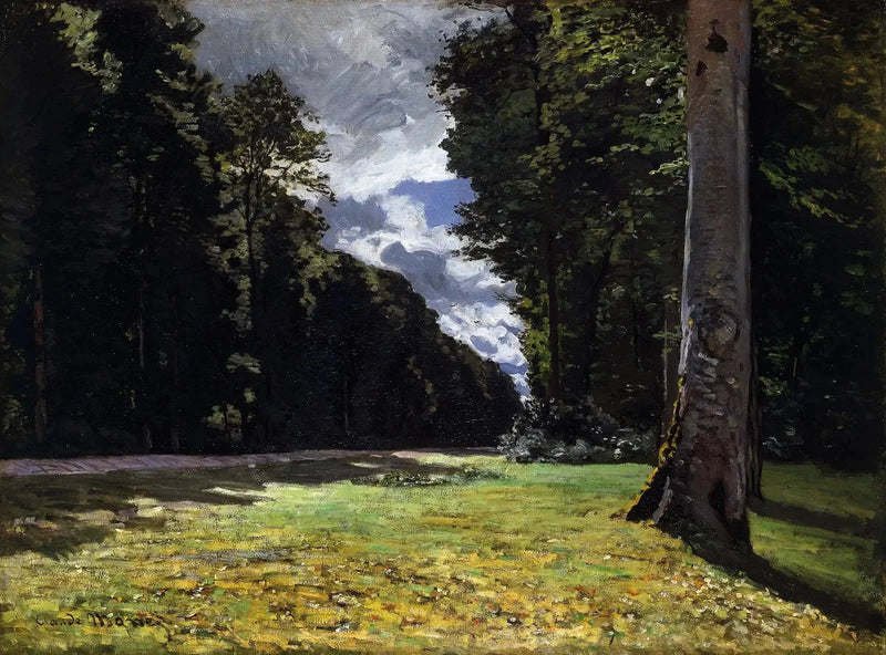 Le Pavé de Chailly in het bos van Fontainebleau W57 - Claude Monet