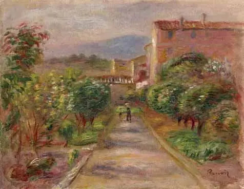 Landschap bij Cagnes - Pierre-Auguste Renoir