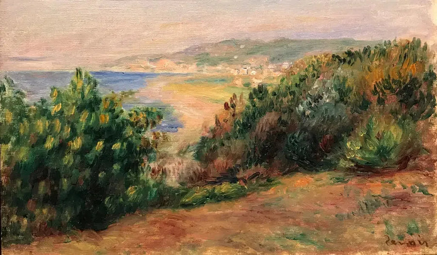 Landschap bij Cagnes - Pierre-Auguste Renoir