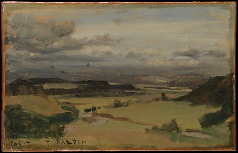 Landschap in Civita Castellana - Jean-Baptiste Camille Corot