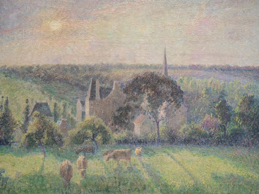 Landschap bij Éragny - Camille Pissarro