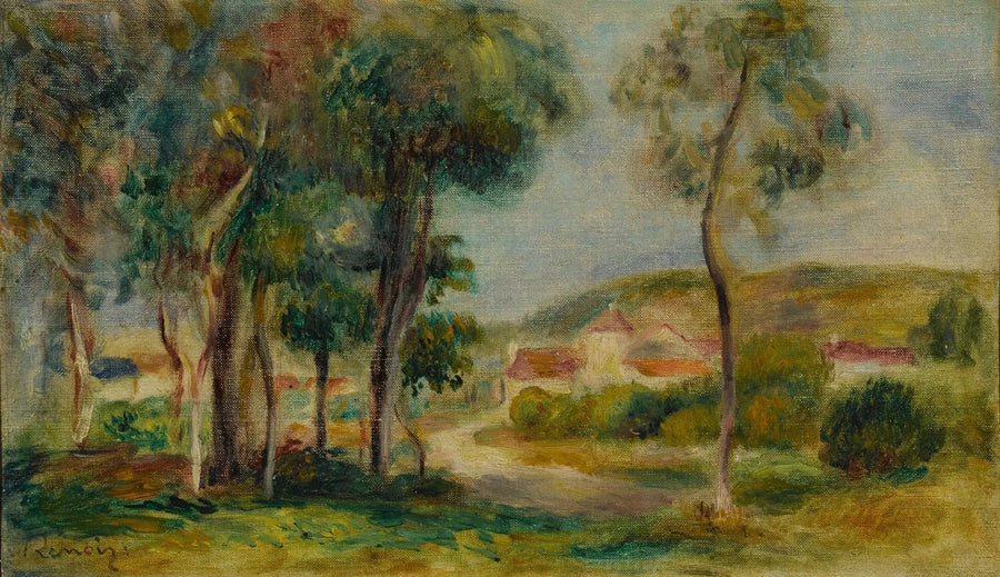 Landschap in Essoyes - Pierre-Auguste Renoir