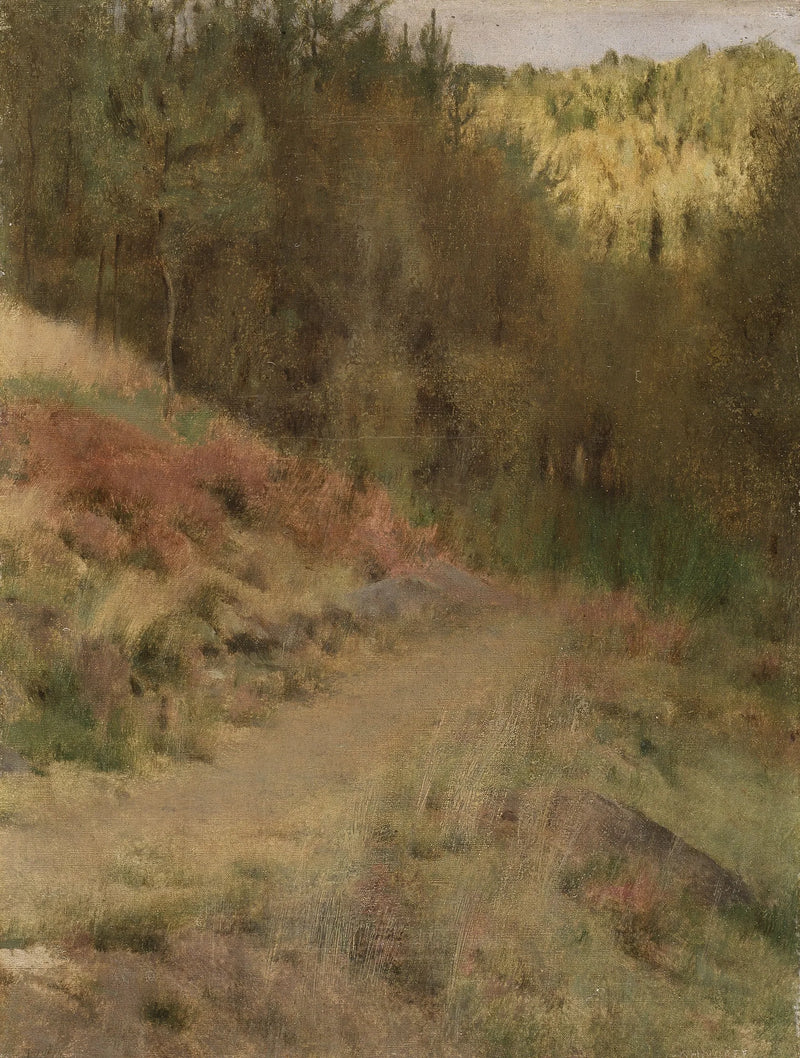 Landschap bij Fosset - Fernand Khnopff