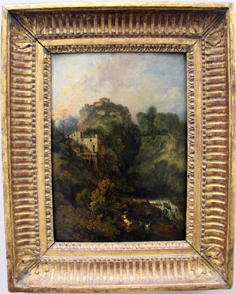 Landschap met geit - Antoine Watteau