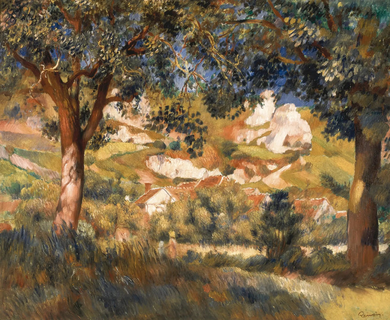 Landschap bij La Roche-Guyon - Pierre-Auguste Renoir