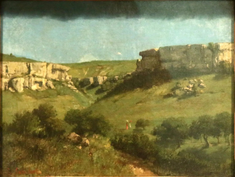 Landschap in Ornans - Gustave Courbet