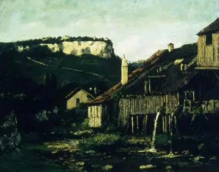 Landschap in Ornans - Gustave Courbet