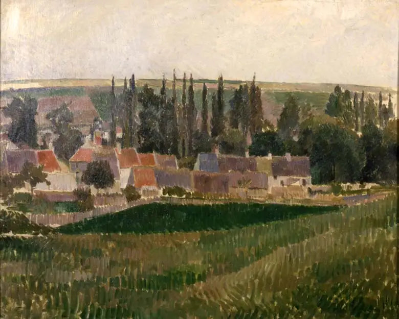 Landschap bij Osny - Camille Pissarro