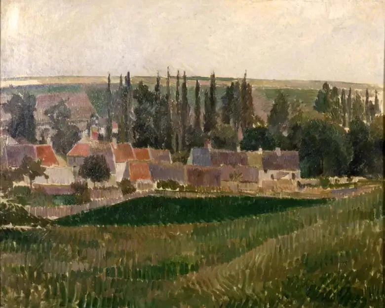 Landschap bij Osny - Camille Pissarro