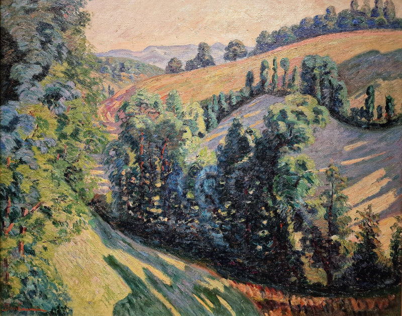Landschap bij Pontgibaud - Armand Guillaumin