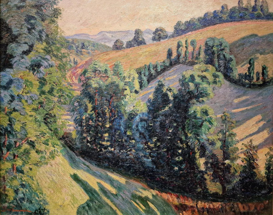 Landschap bij Pontgibaud - Armand Guillaumin