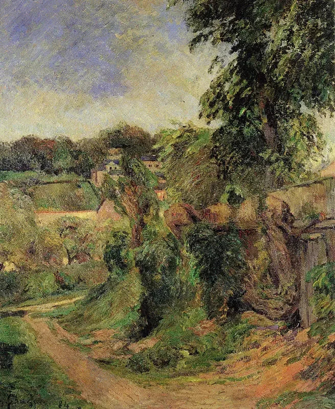 Landschap in Rouen - Paul Gauguin
