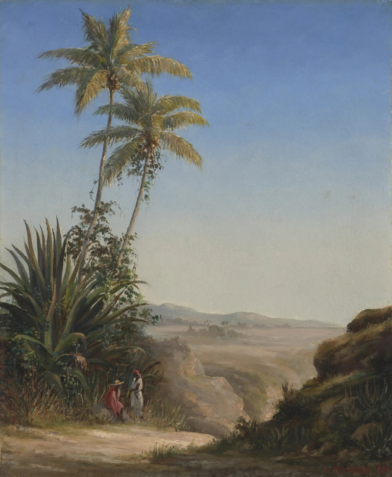 Landschap bij Saint Thomas - Camille Pissarro