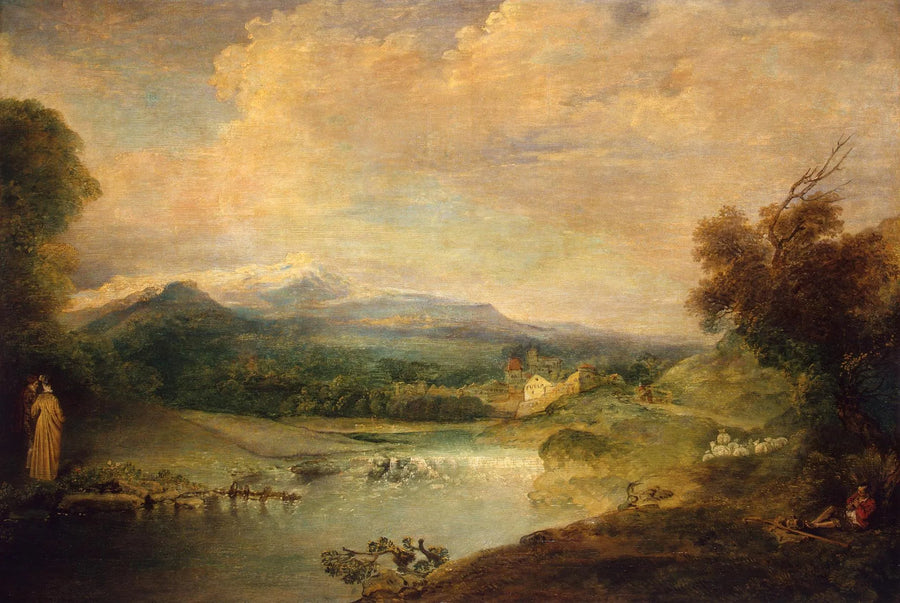 Landschap - Antoine Watteau