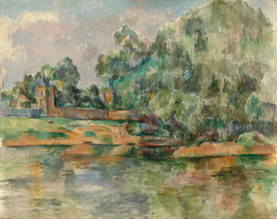 Landschap aan het water - Paul Cézanne